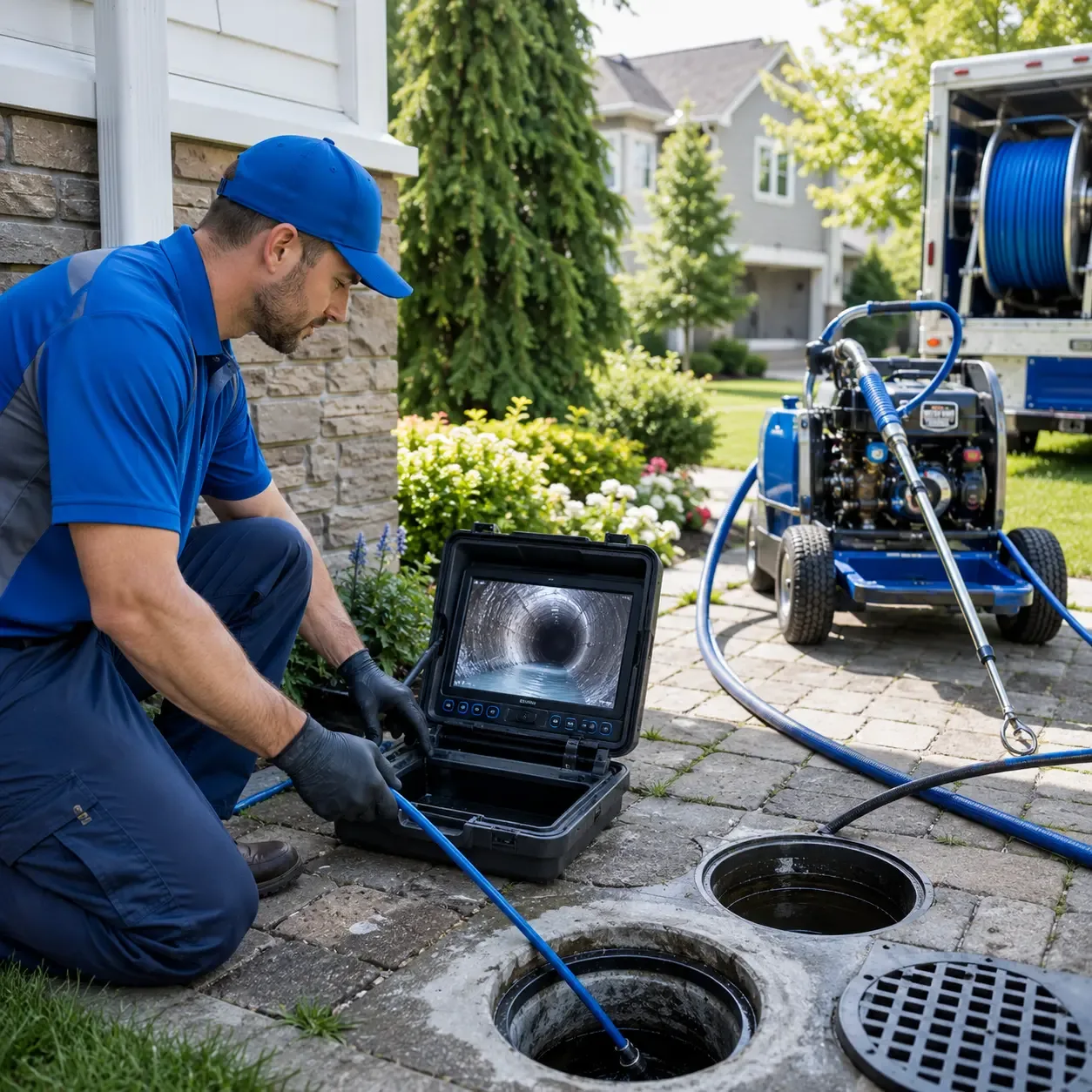 Outdoor drain cleaning professionals serving Guntown, MS